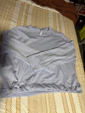 Fabletics Men's Crewneck Sweater in Light Blue